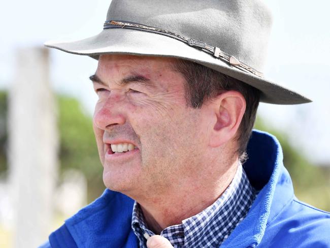 LNP: AndrewWallace Federal Member for Fisher at Lake Kawana, Sunshine Coast. Picture: Patrick Woods.