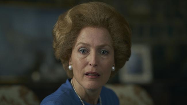 Gillian Anderson as Margaret Thatcher in The Crown Season 4. Picture: Netflix