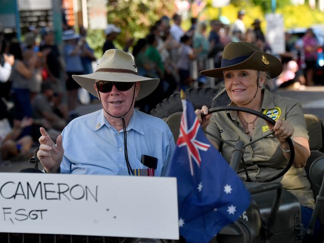 Anzac Day 2025. Strand parade in Townsville. Picture: Evan Morgan