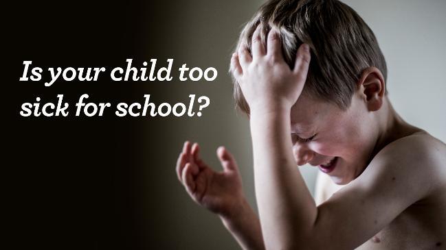 Is your child too sick for school?