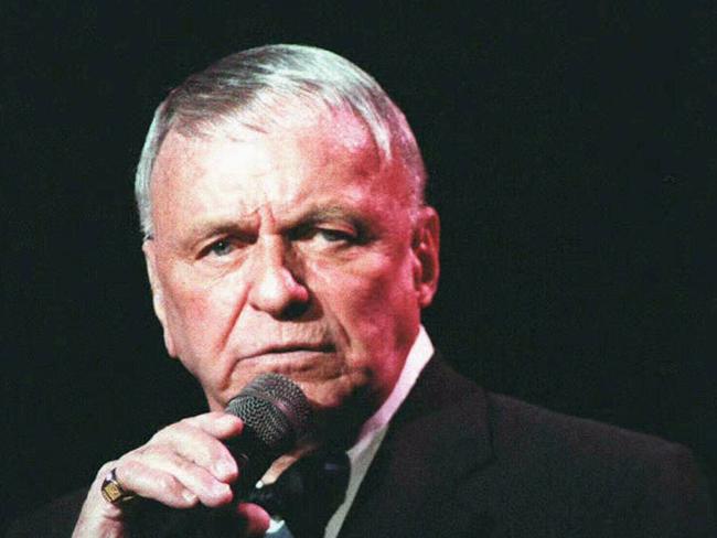 10/01/1997 WIRE: Singer Frank Sinatra on stage at the Albert Hall in London 26/05/1996.