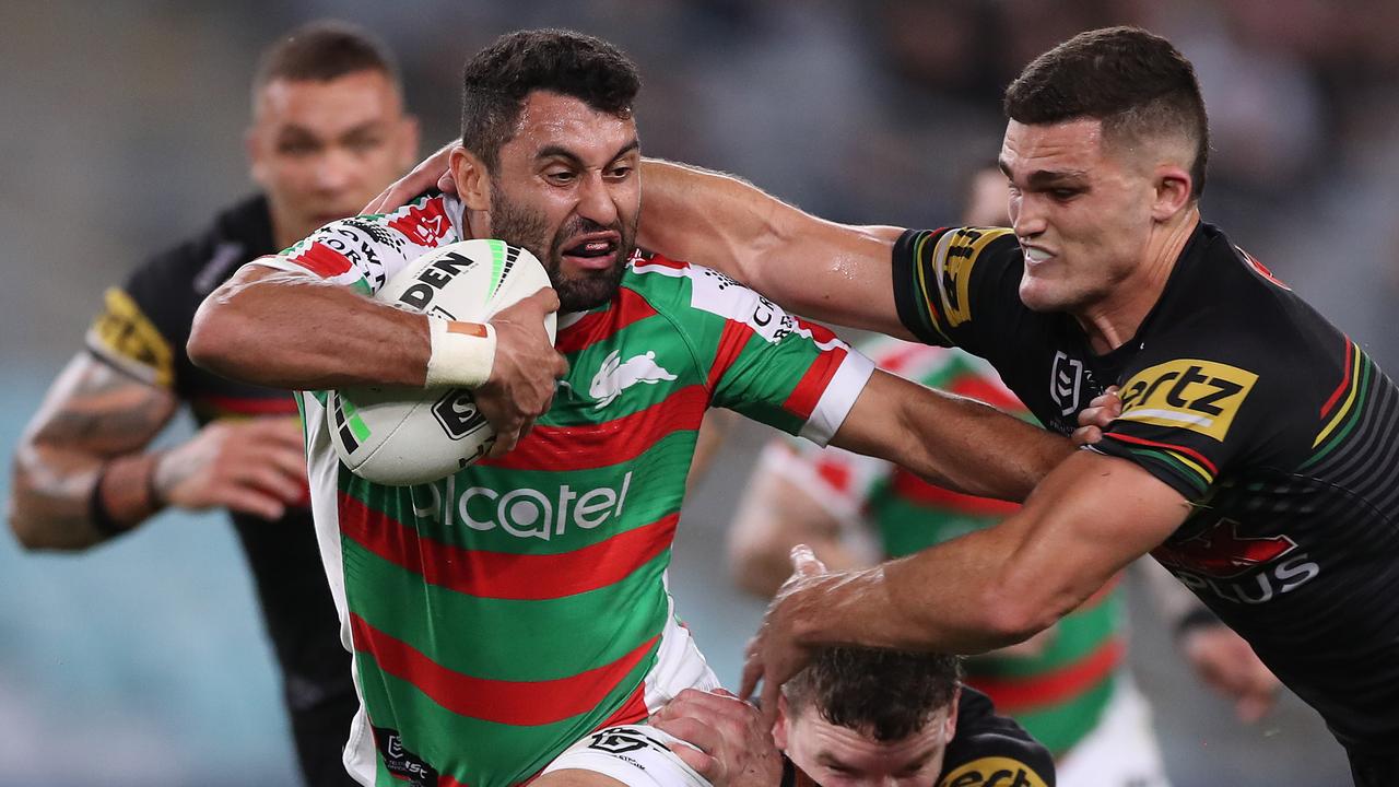 Alex Johnston is looking forward to the challenge against the Panthers in the grand final. Picture: Mark Kolbe/Getty Images