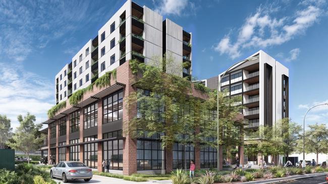 Artist’s impression of Junction’s affordable apartment development at the Tonsley innovation precinct. Picture: Junction