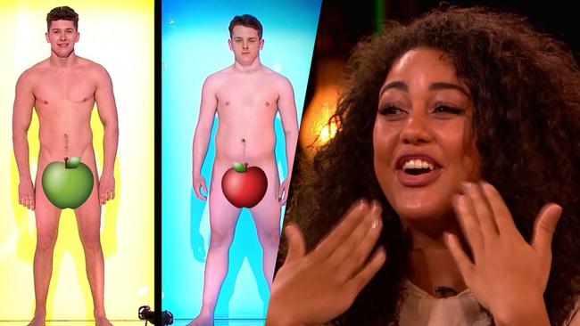 The very racy show sees contestants choose a prospective date based on their … assets. Picture: 9 Now