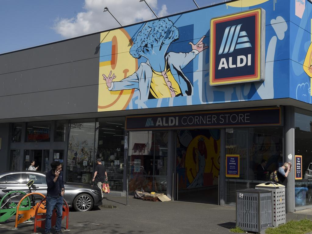 Aldi does not play any music in its stores across the country. Picture: NewsWire / Andrew Henshaw