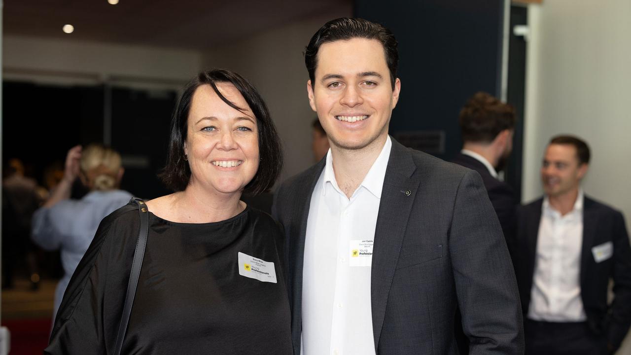 Stacy Miller, Joel Saddle at the YP Gold Coast City Leaders Forum, 2023. Picture: Celeste Humphrey