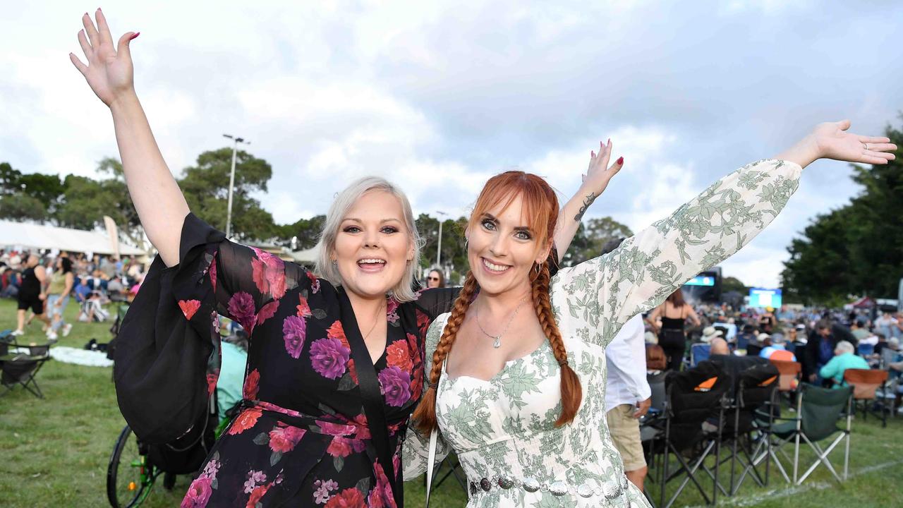 Amy Synnerdahl and Emma Morrow at Sounds of Rock 2024 in Hervey Bay. Picture: Patrick Woods.