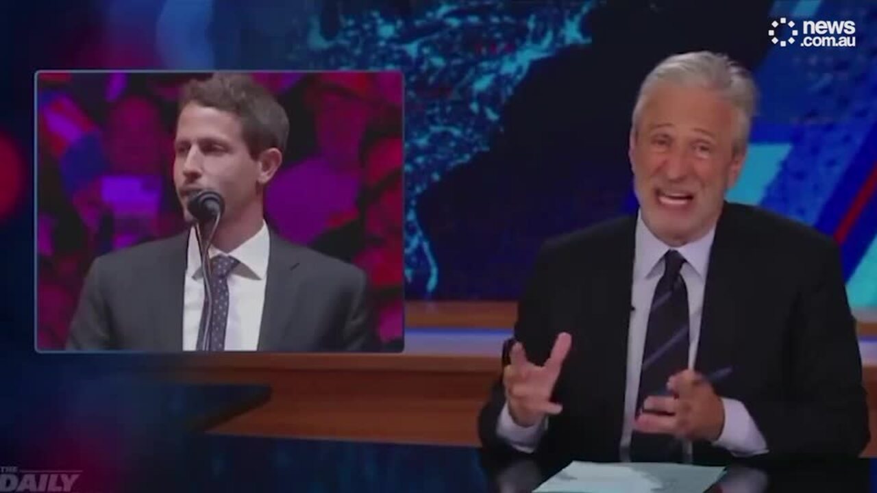 Jon Stewart defends comedian's Trump rally joke