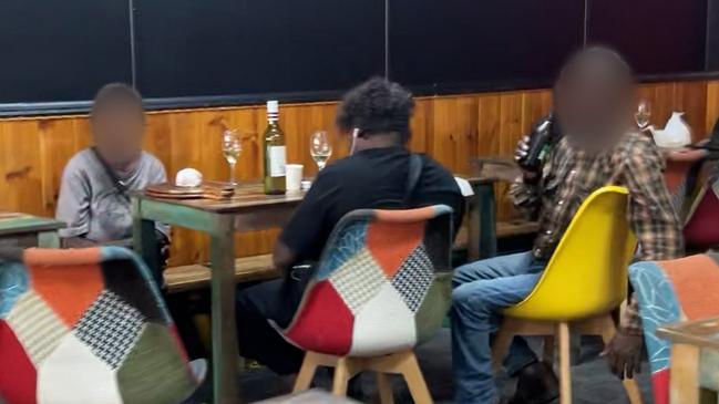 Alice Springs locals are exploiting a loophole to drink alcohol in a licensed venue from 11am despite takeaway venues closing on Monday and Tuesdays. Picture: Liam Mendes