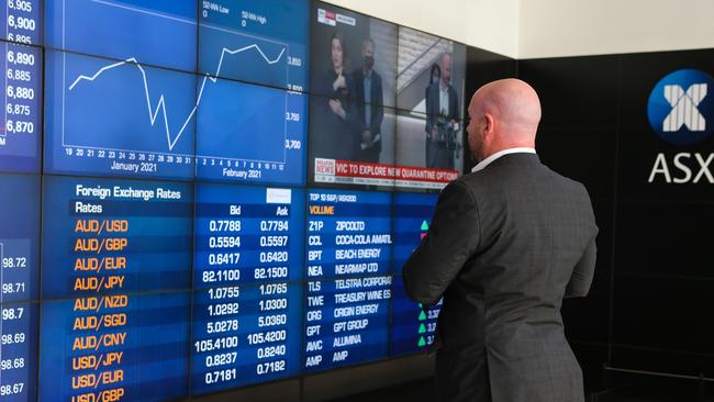 The Australian sharemarket had its worst day in 6 months on Friday. Picture: Gaye Gerard