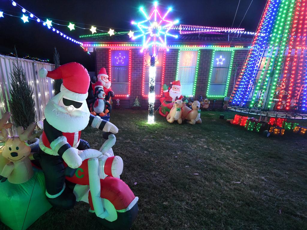 There’s also a ferris wheel and letter box to collect messages to Santa. Picture: Tony Gough