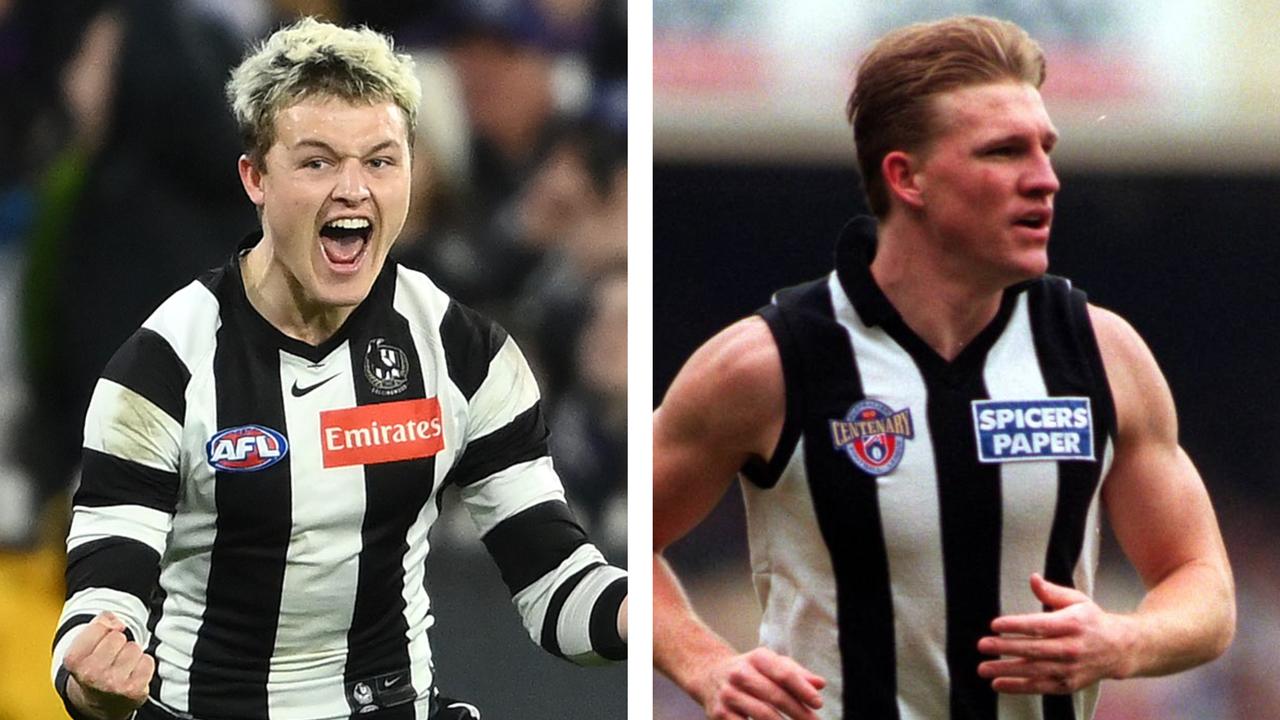 Jack Ginnivan and Nathan Buckley were compared by the latter's mother.