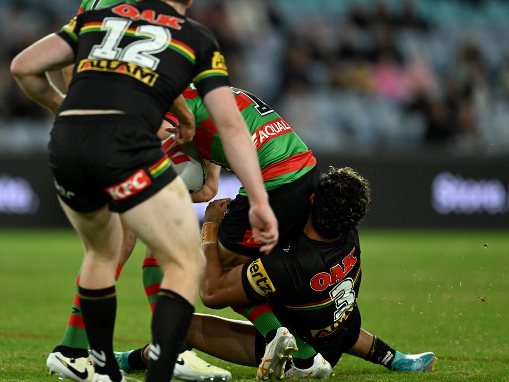 Izack Tago is the most penalised player in the NRL. Picture: NRL Imagery