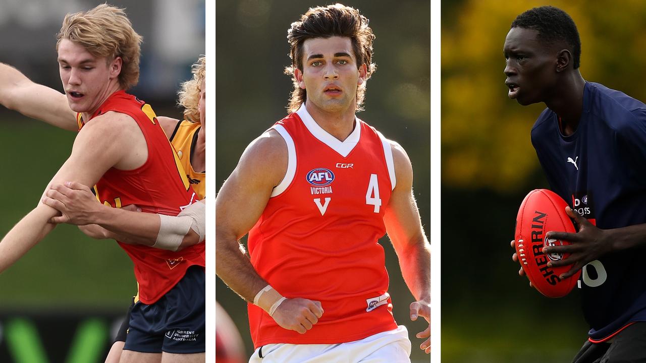 AFL Draft Watch: Jason Horne-Francis, Josh Rachele and Mac Andrew.