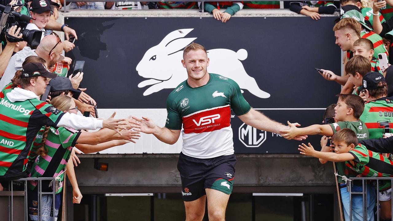 Tom Burgess knows the Rabbitohs culture very well, and he’s confident Jack Wighton would fit right in. Picture: Sam Ruttyn