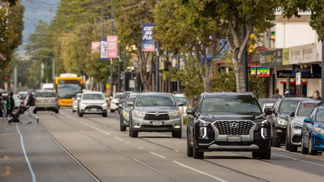 Jetty Rd in Glenelg last year. Picture: Ben Clark