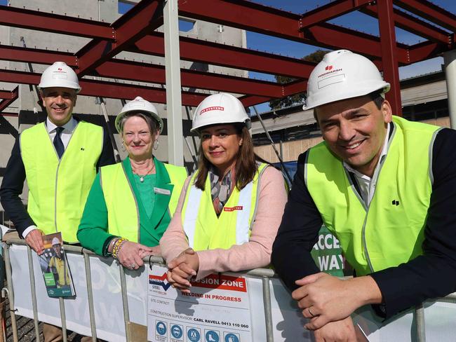 ADV NEWSPremier Peter Malinauskas, Findon High School Principle Kathleen Hoare, BAE Systems Georgette Elston and  Education Minister Blair Boyer at Findon Technical College - enrolments open.Image/Russell Millard Photography