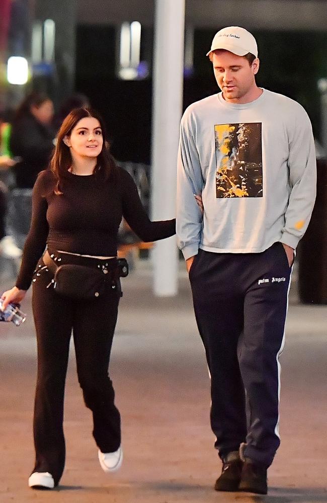 ‘Modern Family’ actress Ariel Winter and her much taller boyfriend Luke Benward spend date night together at Universal studios. Picture: Backgrid