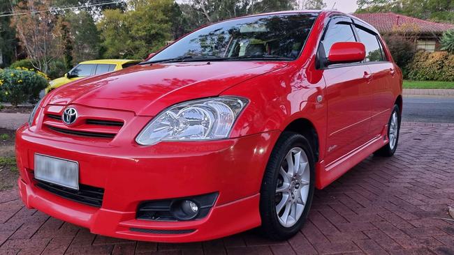 The Toyota Sportiva sold, by Ghaffari, for $6000 after he wiped more than 121,000km off his odometer reading. Picture: Attorney-General's Department