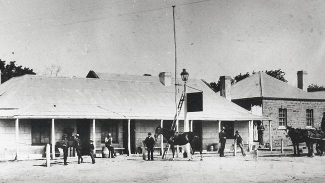 History ... the Rising Sun Hotel, Auburn, in 1880.