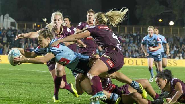 The Women's State of Origin was a cracking match, so Ashley Robinson is wondering why so many people focusing on the sexuality of the players instead. Picture: CRAIG GOLDING