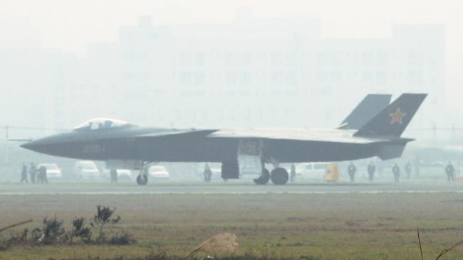 A Chinese J-20 stealth plane. Picture: Supplied