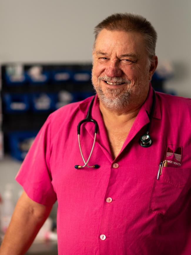 Dr Peter Stafford. GP from Gorge Health, has made the tough decision to close down the only private general practitioners in Katherine. After running the clinic for a decade, he has not been able to attract enough doctors to service the community. Picture: Che Chorley