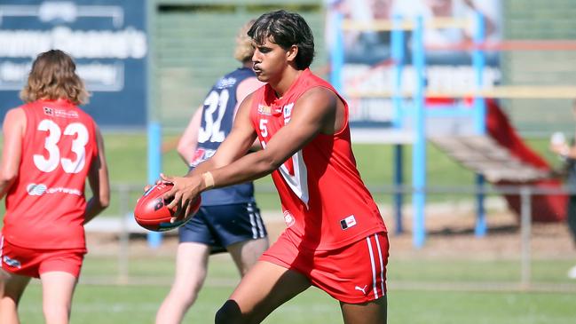 North’s Isaac Keeler is a talented AFL draft prospect. Picture: SANFL/Peter Argent