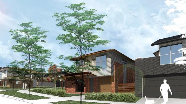 Artist's impression of the proposed development at Nikko Road Warnervale.