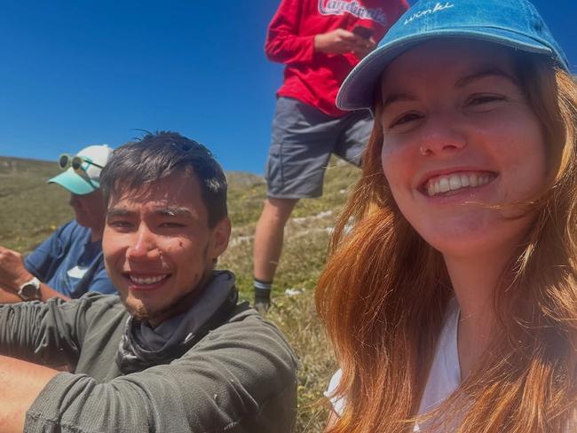 lost hiker Hadi Nazari found after he survived off two muesli bars for two weeks., , Joshua Drat's post on instagram "Thank God we found the missing hiker on our hike in Kosciuszko!"