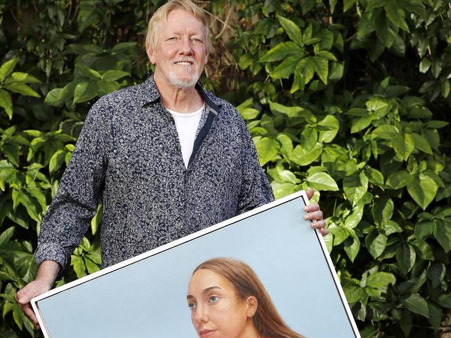 Rejection inspires doting dad to enter Brisbane Portrait Prize