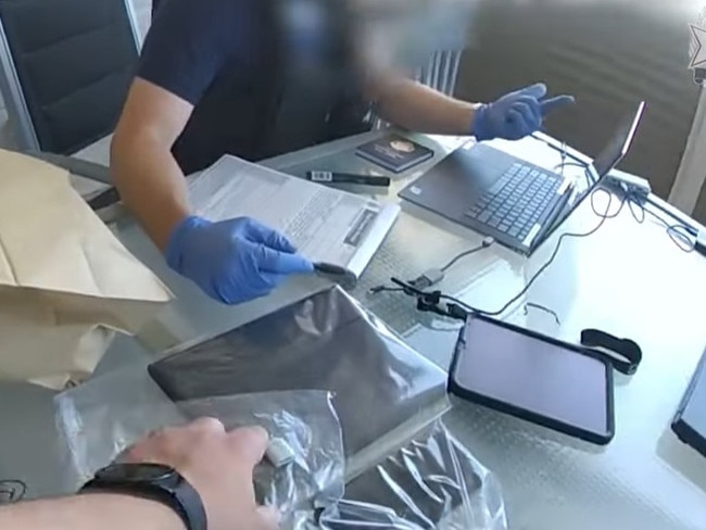Queensland Police have arrested a 31-year-old Kippa Ring man for 28 alleged drug and child sex abuse offences as part of Operation Xray Cato. Picture: Queensland Police