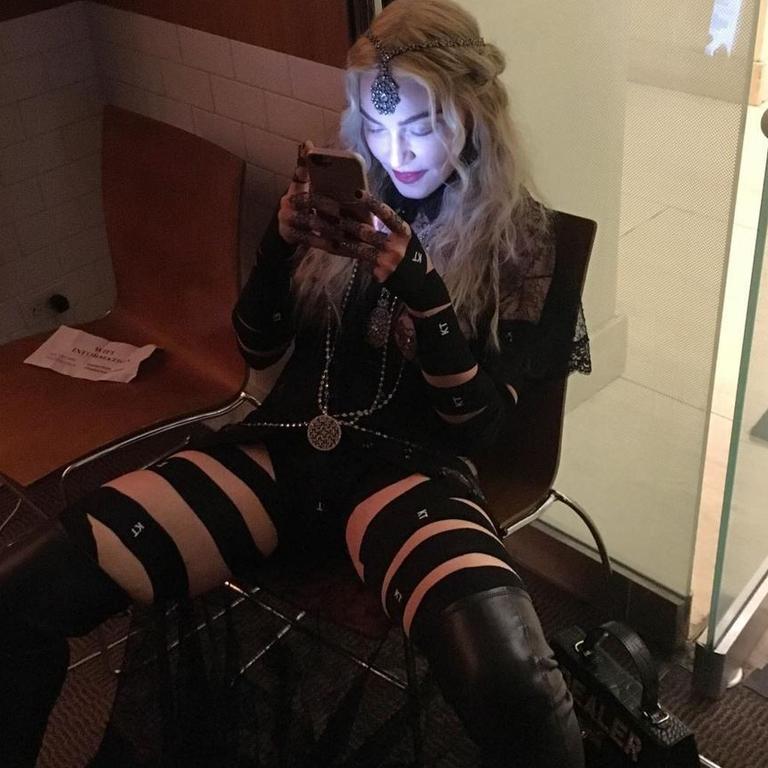 Met Gala 2016 on social media ... Madonna. Picture: Instagram