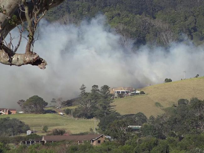 Emergency services attend at Mount Brandon Rd, Jerrara. Picture: TNV