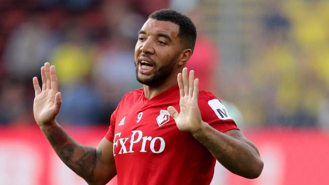 Troy Deeney is not a fan of one particular defender.