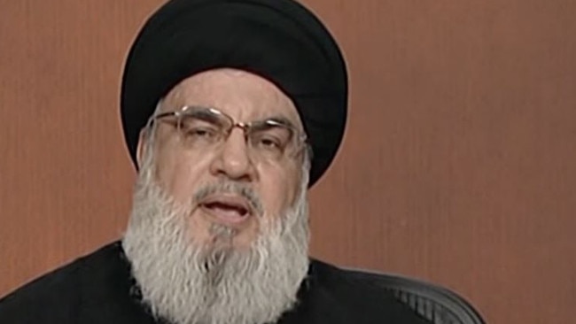 Hezbollah leader Sayyed Hassan Nasrallah was killed in an air strike in Beirut. Picture: Supplied