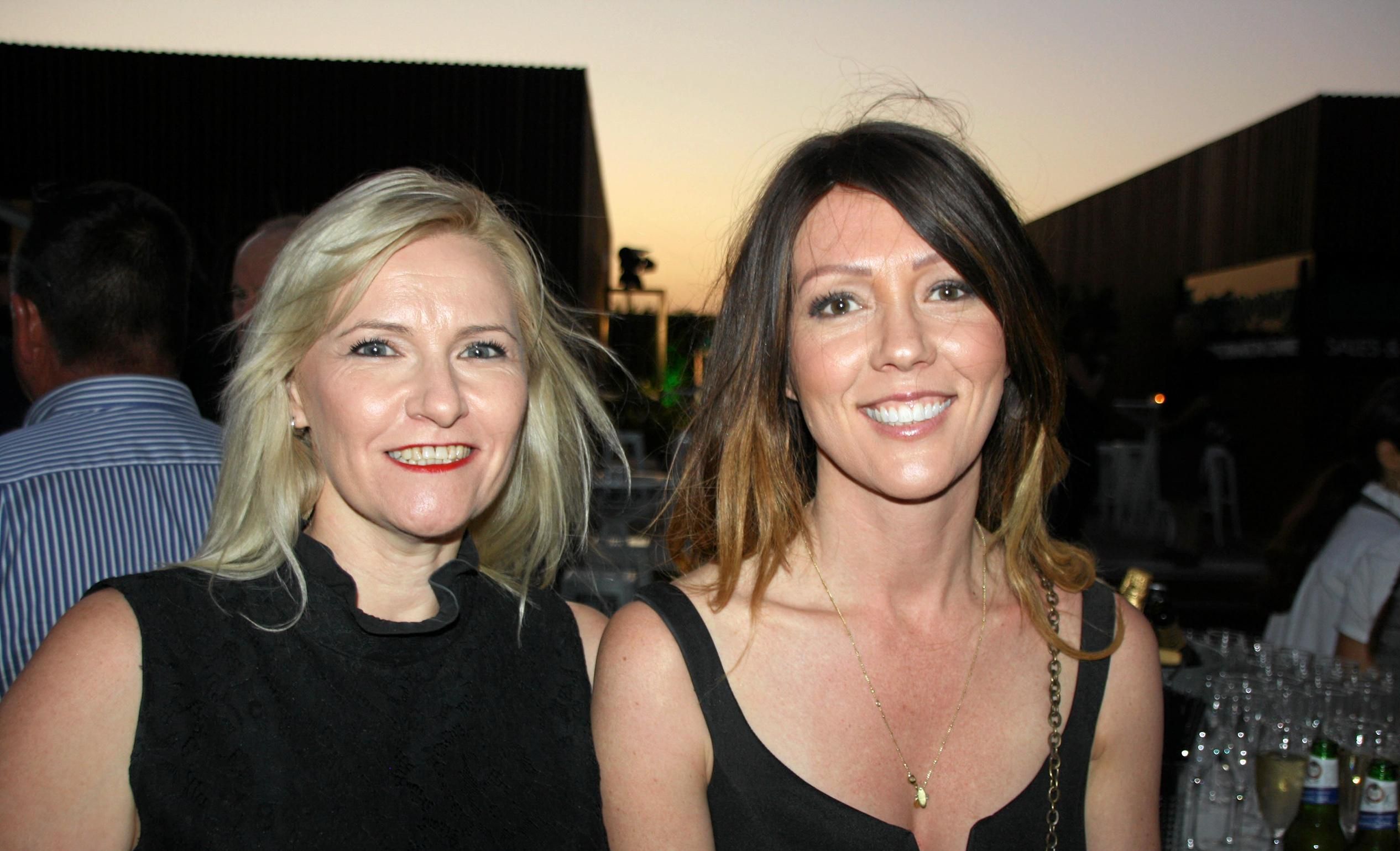 Kate Mayne and Kendra Bullock of Vantage at AVID Property Group's launch of its new sales and information centre in Palmview's master-planned community of Harmony. Picture: Erle Levey