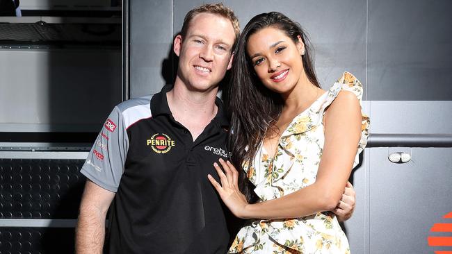 Dave Reynolds with girlfriend Tahan Lew-Fatt. Picture: Tim Hunter.