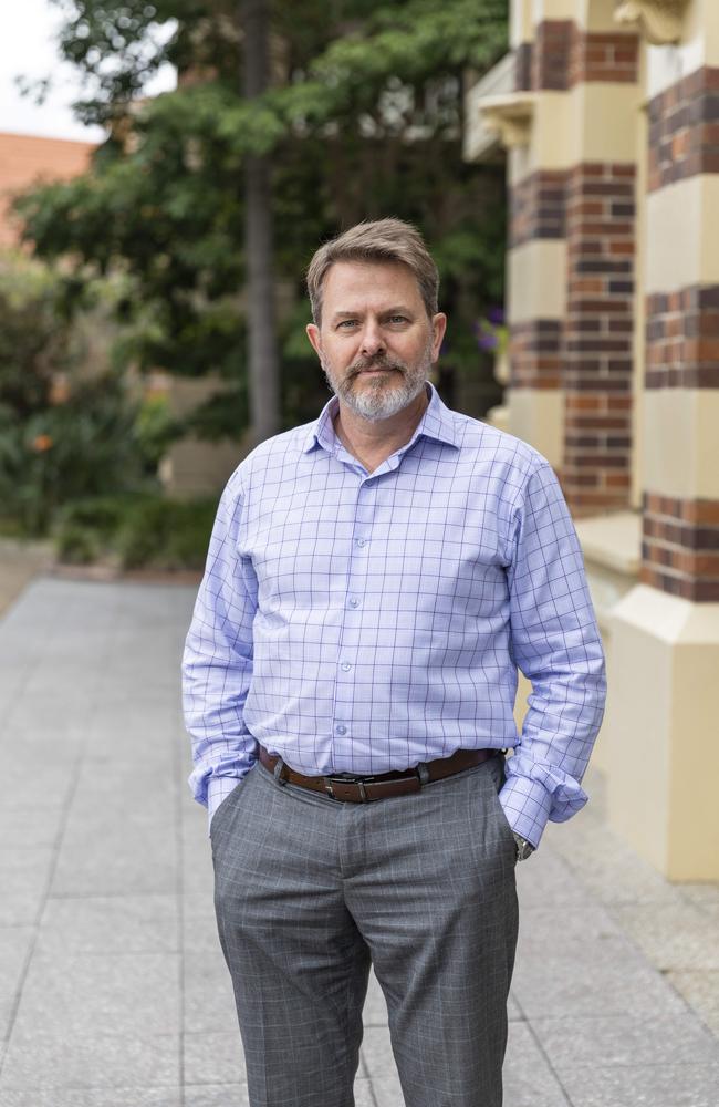 Dr Glenn Gardener is director of the Mater Centre for Maternal Fetal Medicine at Mater Mothers’ Hospitals. Piture: Mark Cranitch.