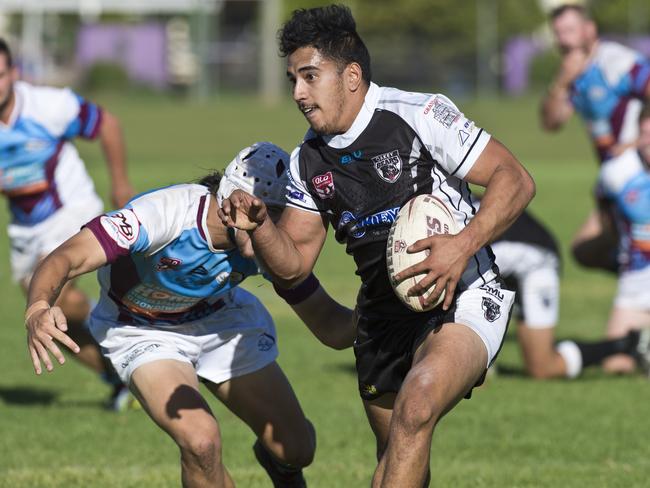 Hayden Edmonds for Oakey Bears against Goondiwindi Boars in TRL Premiership round two rugby league at Trevor Mickleborough oval, Oakey, Sunday, March 31, 2019.