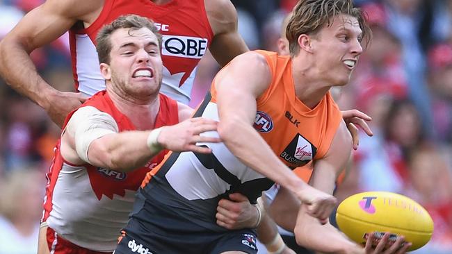 Swans players also allegedly sledged Lachie Whitfield over the drugs saga he’s embroiled in. Picture: Getty