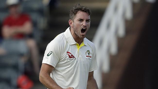 Chadd Sayers took two wickets late on day one.