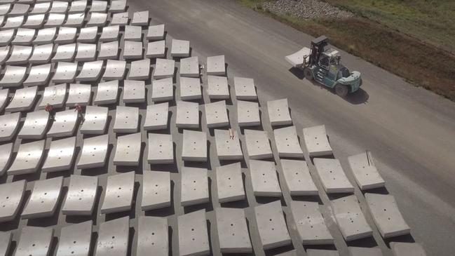 Concrete moulds made to line the tunnels for Snowy Hydro 2.0.