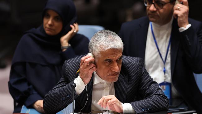 Iranian Ambassador to the UN Amir Saeid Iravani. Picture: AFP