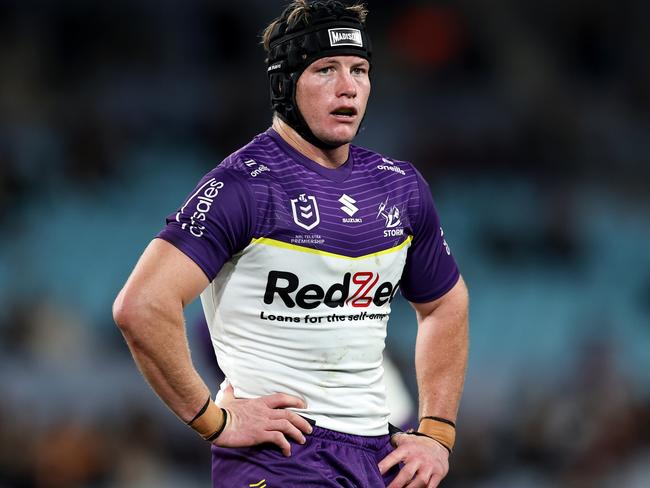 Harry Grant is the Storm’s rock. Picture: Brendon Thorne/Getty Images