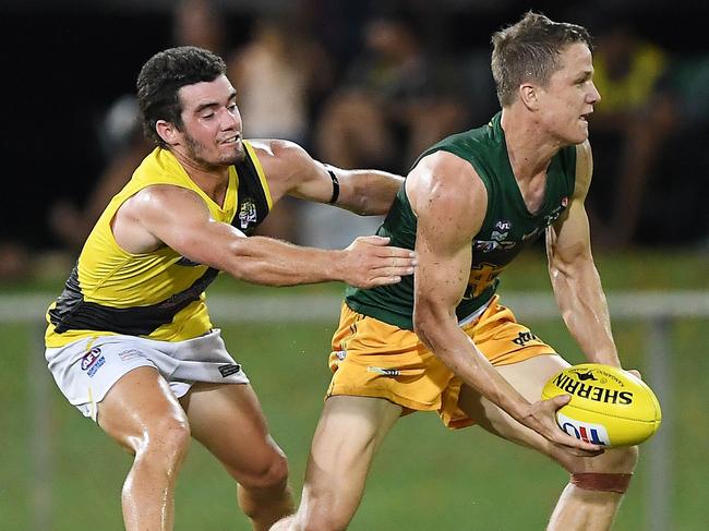 Kieren Parnell has been in good form for St Marys this NTFL season. Picture: Felicity Elliott/AFLNT Media