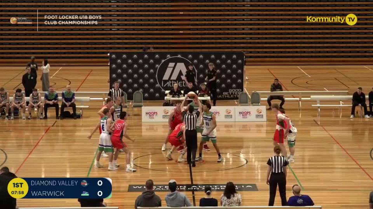 Replay: Diamond Valley Eagles v Warwick Senators (Boys) - 2024 BA Under-18 Club Championships Day 3