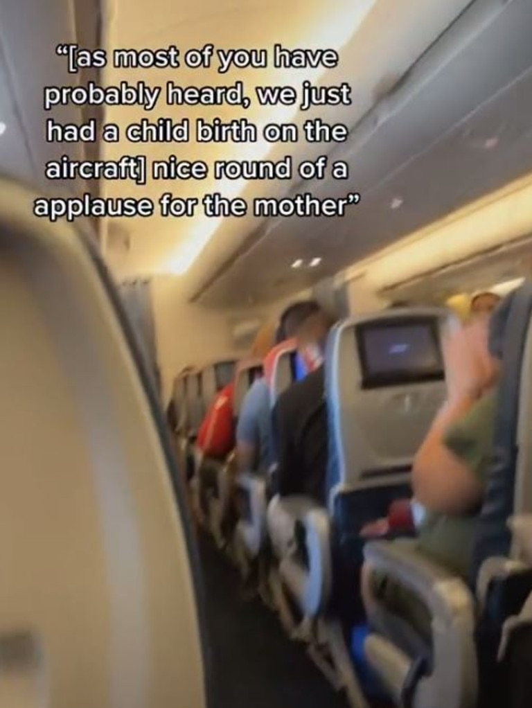 Woman who ‘didn’t know’ she was pregnant gives birth on Delta flight ...