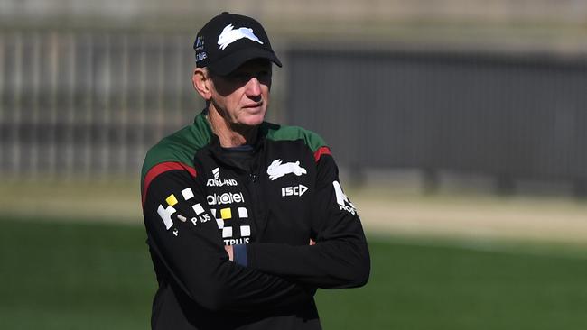 Wayne Bennett copped a $20,000 fine and two-week suspension for going to lunch. Picture: Joel Carrett/AAP