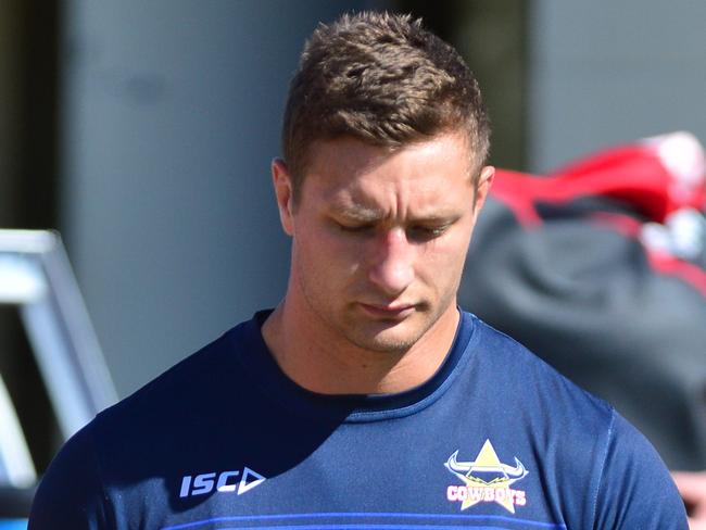 North Queensland Cowboys training at 1300 Smiles Stadium. Tariq Sims. Picture: Evan Morgan